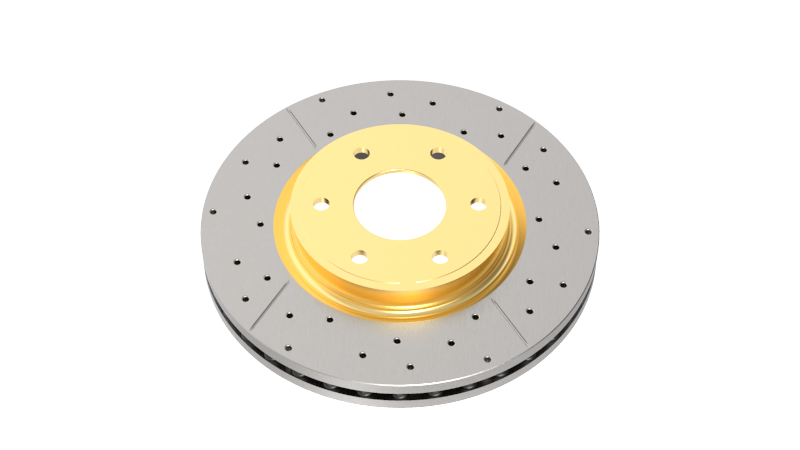 DBA 09-20 Nissan 370Z (w/Sport Performance Brakes) Front Drilled & Slotted Street Series Rotor