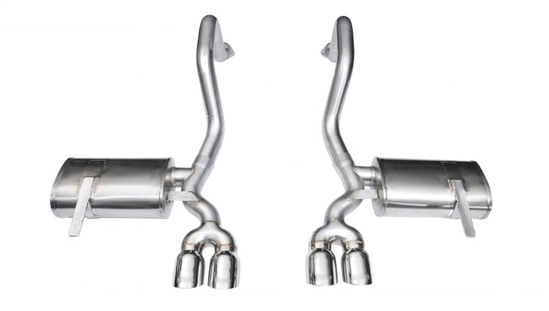 CORSA Performance Corsa 1997-2004 Chevrolet Corvette C5 Z06 5.7L V8 Polished Xtreme Axle-Back Exhaust