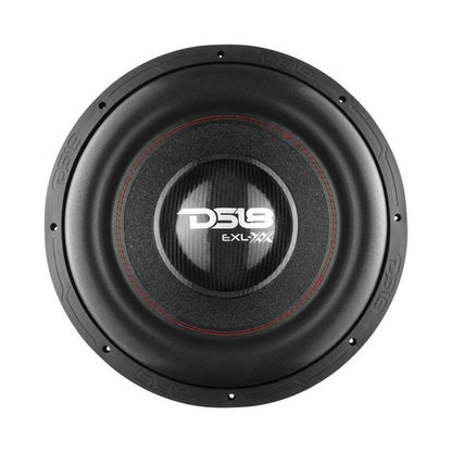 DS18 15in 2000 Watts RMS 4 ohm DVC High Excursion Subwoofers w/ Deep Aggressive Bass