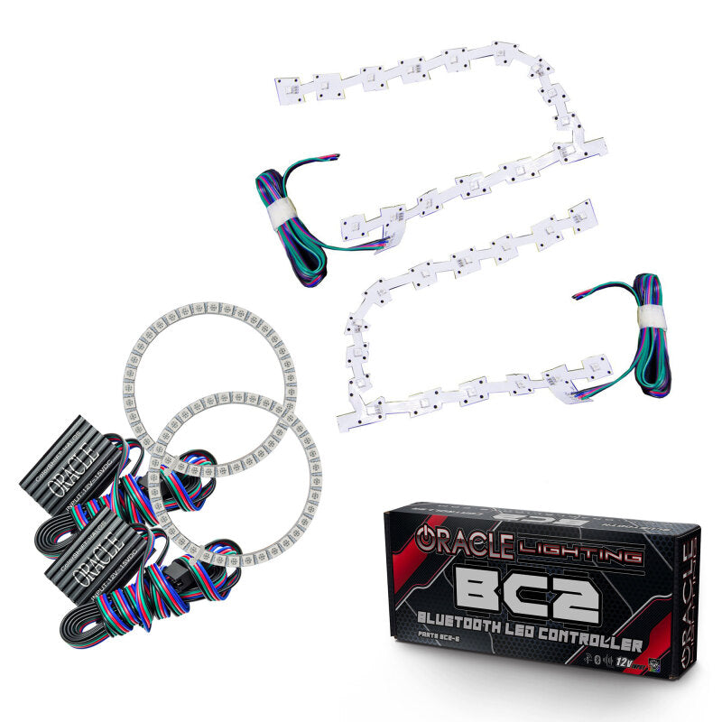 ORACLE Lighting Oracle 11-19 Chrysler 300C DRL Upgrade w/ Halo Kit - ColorSHIFT w/ BC1 Controller