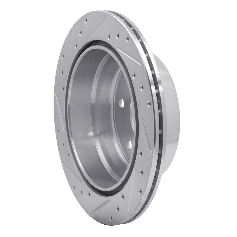 R1 Concepts R1 99-07 Chevrolet ASTRO Rear Right Drilled & Slotted Silver Brake Rotor