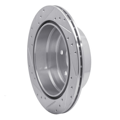 R1 Concepts R1 99-07 Chevrolet ASTRO Rear Right Drilled & Slotted Silver Brake Rotor