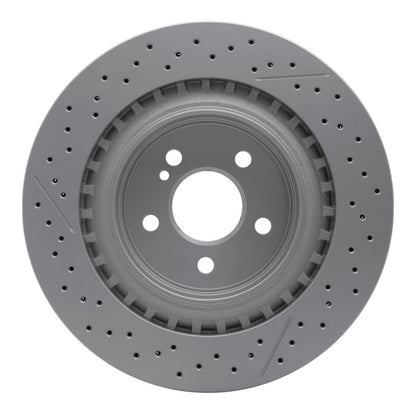 DFC 08-15 Mercedes-Benz C63 AMG Rear Drilled GeoSPEC Coated Rotor and Slotted