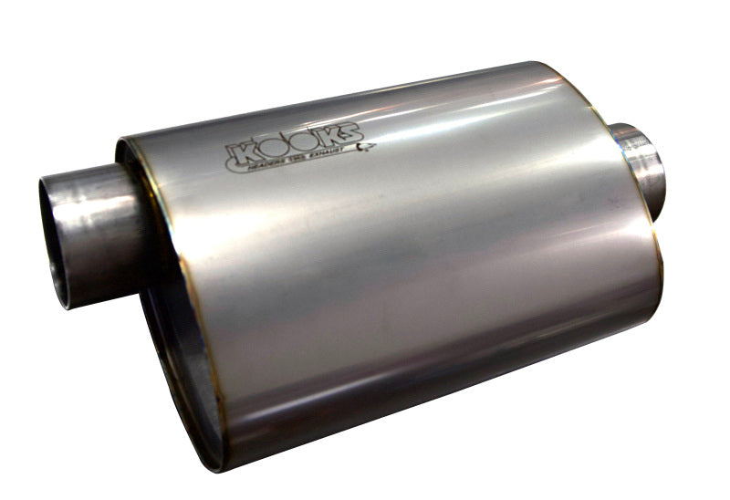 Kooks Headers Kooks 3in Oval Center/Offset Muffler 12in Long Body Stainless Steel