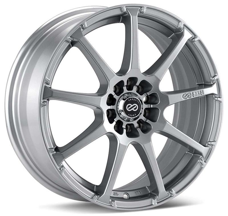 Enkei EDR9 16x7 5x100/114.3 45mm offset 72.6 Bore Diameter Silver Wheel