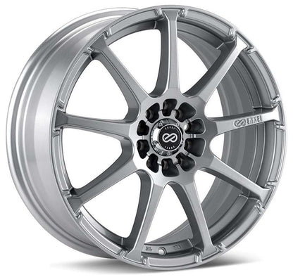 Enkei EDR9 16x7 5x100/114.3 45mm offset 72.6 Bore Diameter Silver Wheel