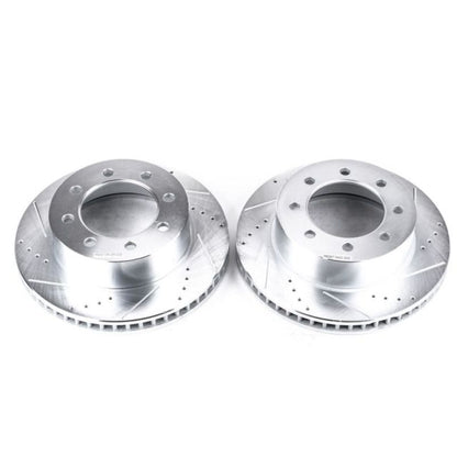 PowerStop Power Stop 03-08 Dodge Ram 3500 Front Drilled & Slotted Rotor - Pair