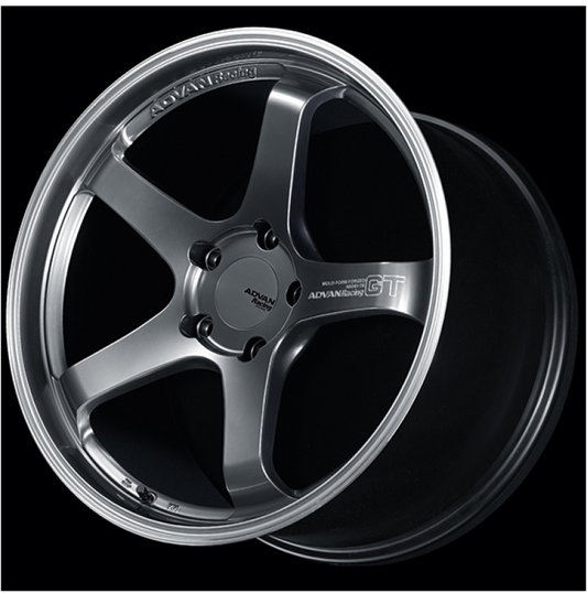 Advan GT Beyond 18x9.5 +45 5x120 Racing Titanium Black