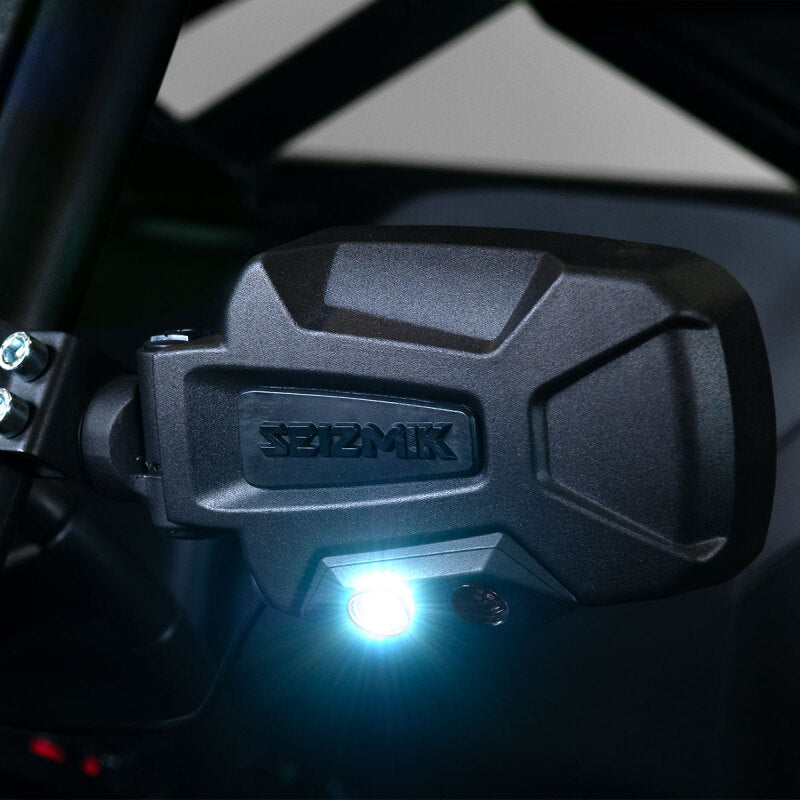 Seizmik 04+ Can Am/ Hon/ Kaw/ Pol/ Yam Pursuit Night Vision LED Mirror - 2 in. Clamp Pair