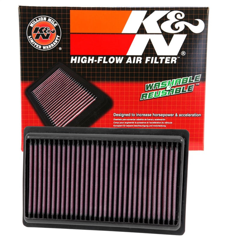 K&N Engineering K&N Replacement Panel Air Filter for 2014-2015 Infiniti Q50 3.5L/3.7L V6 (2 Required)