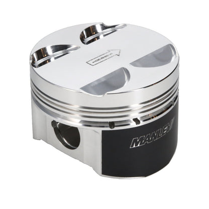 Manley Performance Manley 16+ Nissan VR30DDTT 86mm Bore 10:1 CR -3.5cc Dome Flat Top E/D Piston w/ Rings (SINGLE)