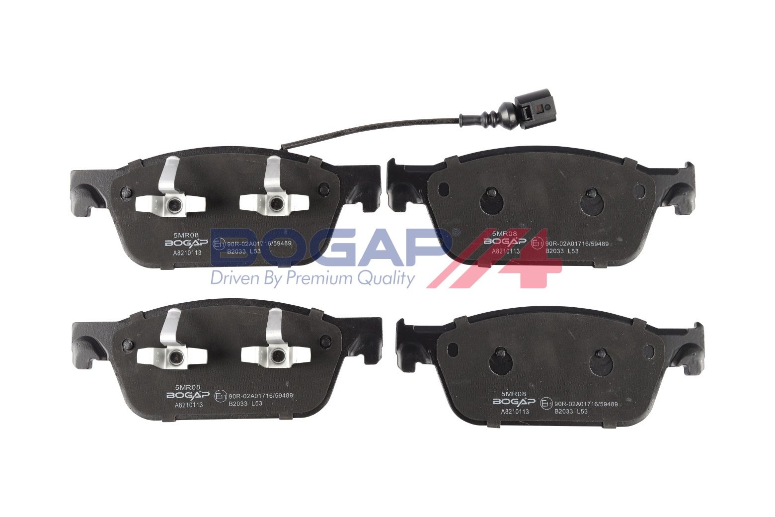 BOGAP A8210113 Brake Pad Set, Disc Brake