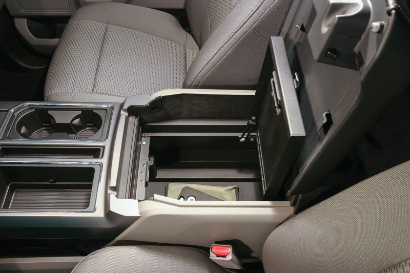 Tuffy Products Tuffy Console Safe W/ Key Lock For Ford Fseries Flow Thru Console