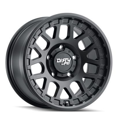 Dirty Life 9306 Mesa 17x9 / 6x139.7 BP / 0mm Offset / 106mm Hub Matte Black Wheel