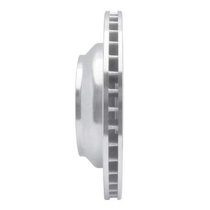 R1 Concepts R1 03-18 Audi Q7 Rear Right Drilled & Slotted Silver Brake Rotor