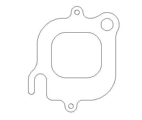 Cometic Gasket Cometic Ford SVO V8 .040in MLS Exhaust Manifold Gasket Set - 1.545in x1.700in Ports