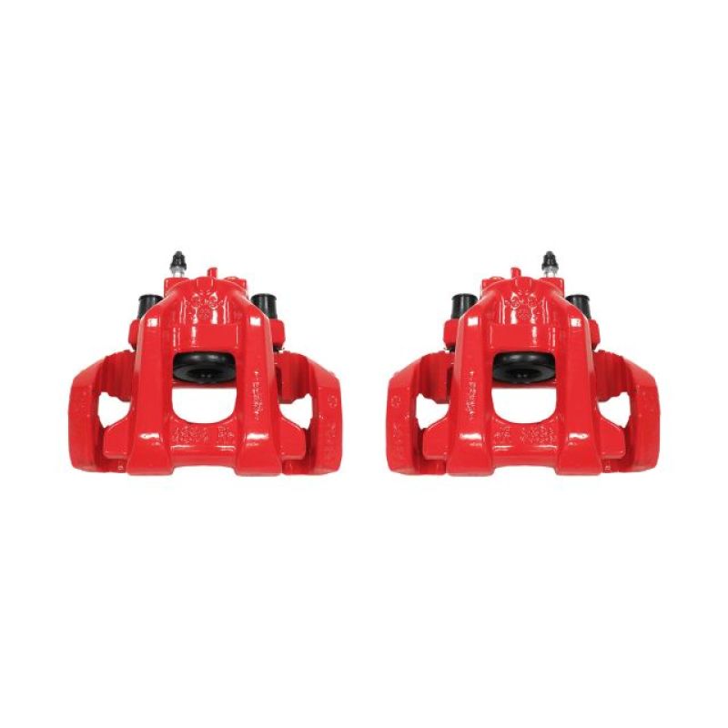 PowerStop Power Stop 11-17 Dodge Durango Rear Red Calipers w/Brackets - Pair