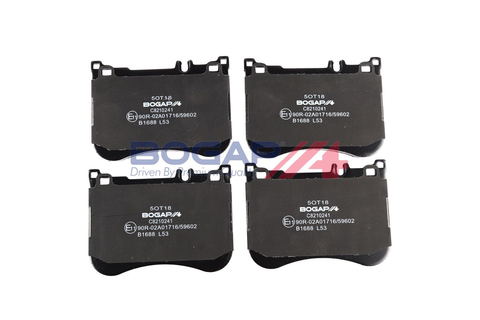 BOGAP C8210241 Brake Pad Set, Disc Brake