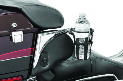 Kuryakyn Reflex Drink Holder Right Side HD Touring Passenger Mount 96-13 Chrome