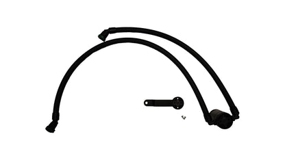 J&L 17-25 Chrysler Pacifica/20-25 Chrysler Voyager Oil Separator PCV Side - Black Anodized