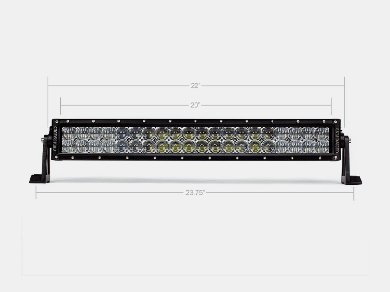 Cali Raised LED Cali Raised 22 Dual Row 5D Optic Osram Led Bar - Spot