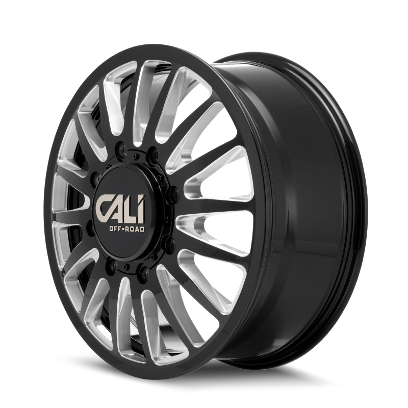 Cali Off-Road 9110D Summit Dually 22x8.25 / 8x200 BP / -192mm Offset / 142mm Hub Gls Blk Mill Wheel