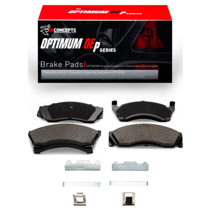 R1 Concepts R1 75-80 Ford Granada Rear Optimum OE Pads & Hardware Kit