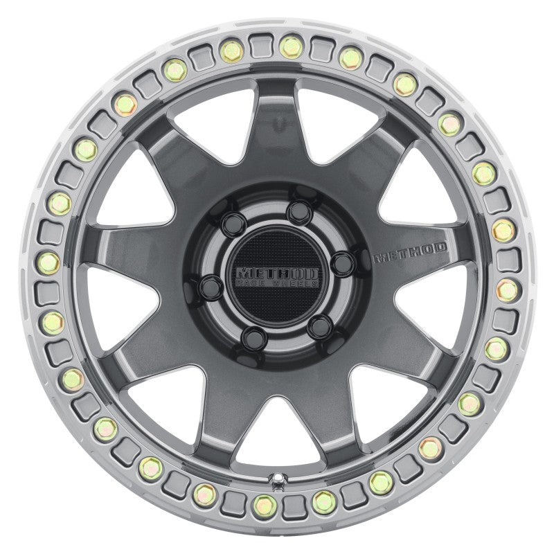 Method Wheels Method MR108 17x9 -44mm Offset 6x5.5 106.25mm CB Gloss Titanium w/BH-H24125-38 Wheel