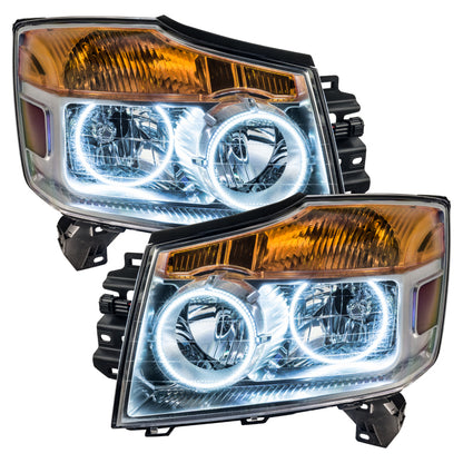ORACLE Lighting Oracle Nissan Titan 04-07 Halo Kit - ColorSHIFT w/ 2.0 Controller