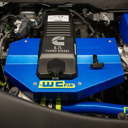 Wehrli 10-23 Cummins Fabricated Aluminum Engine Cover - Illusion Purple