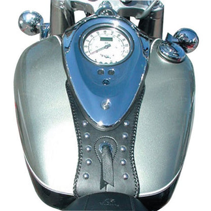 Mustang Motorcycle Mustang 99-15 Yamaha Road Star 1600/1700 Tank Bib w/Studs - Black