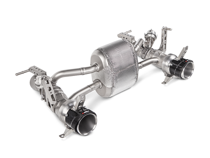Akrapovic Akrapovic 16-17 Ferrari 488 GTB/488 Spyder Slip-On Line (Titanium) w/ Carbon Tips