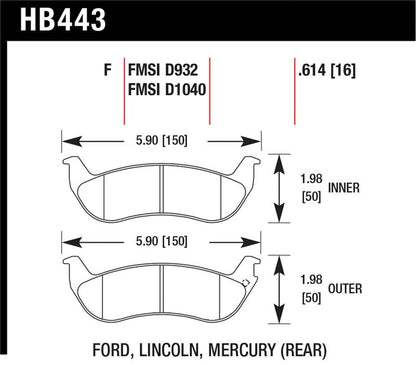 Hawk Performance Hawk HPS Street Brake Pads