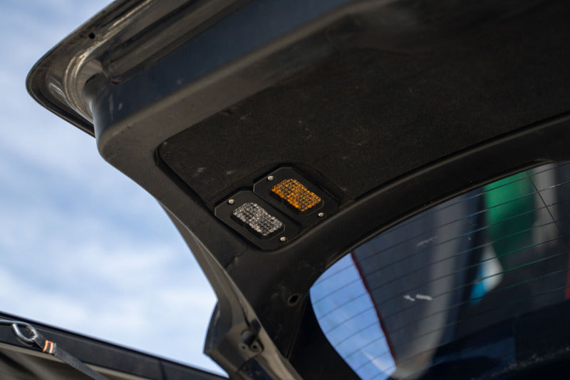 Diode Dynamics Stage Series 2 In LED Pod Pro - Yellow Flood Flush ABL (Pair)