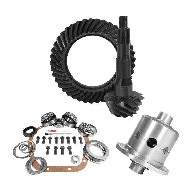 Yukon Gear & Axle Yukon Gear 10.5in Ford 4.30 Rear Ring & Pinion Install Kit 35 Spline Positraction