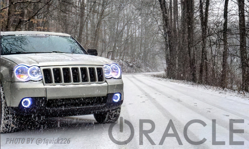 ORACLE Lighting Oracle Jeep Grand Cherokee 05-10 Halo Kit - ColorSHIFT w/ Simple Controller