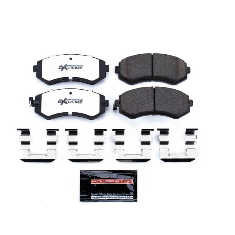 PowerStop Power Stop 89-96 Nissan 240SX Front Z26 Extreme Street Brake Pads w/Hardware
