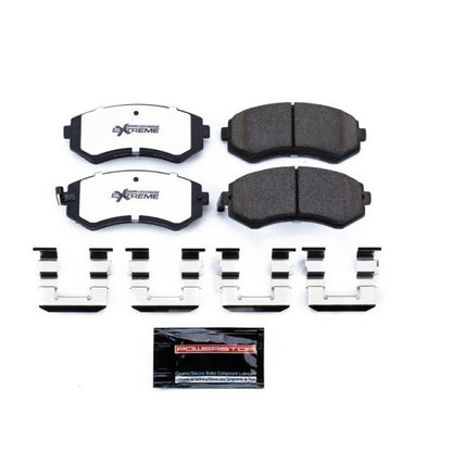 PowerStop Power Stop 89-96 Nissan 240SX Front Z26 Extreme Street Brake Pads w/Hardware