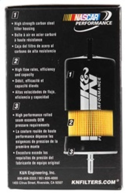 K&N Engineering K&N Fuel Filter 88-01 Acura Integra 1.8L, 94-98 Honda Accord 2.2L