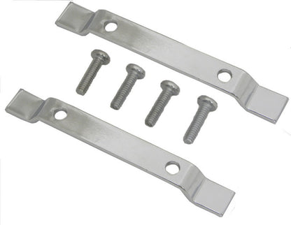 Mustang Motorcycle Mustang Sissy Bar Pad Brackets(Pair) with 4 Screws