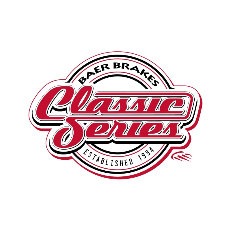 Baer Brakes Applications Using Mustang II Spindles 11in Classic Series Front Brake Kit - Red