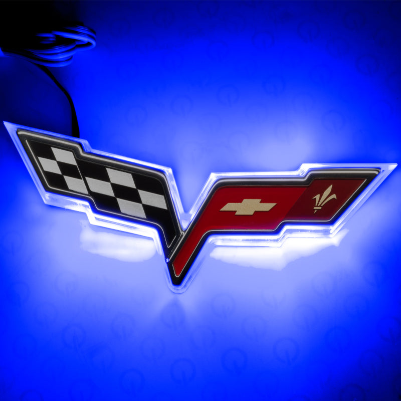 ORACLE Lighting Oracle Chevrolet Corvette C6 Illuminated Emblem - Dual Intensity - Blue