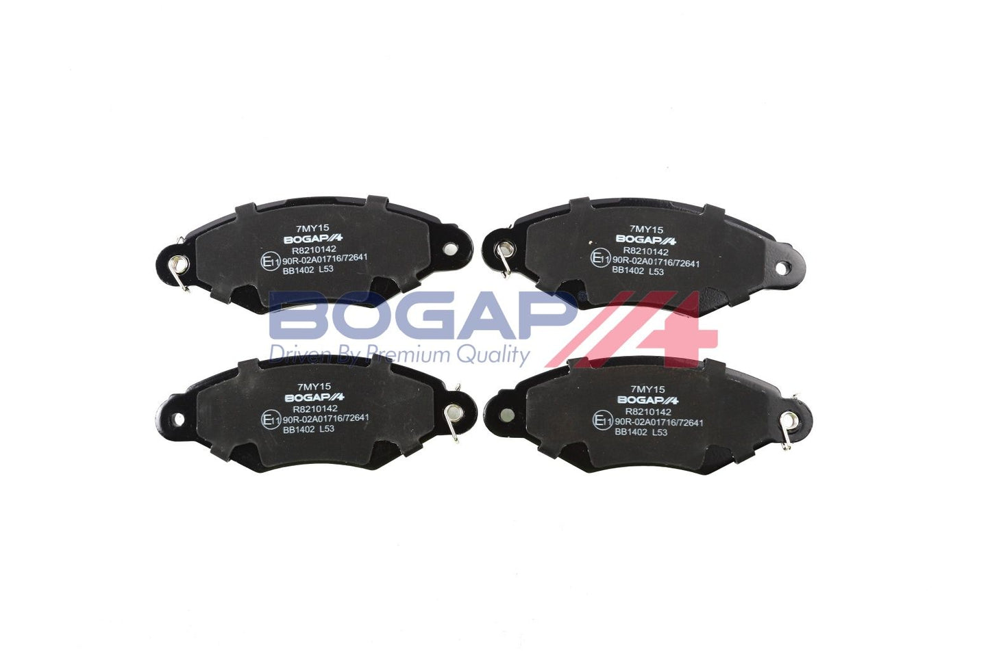 BOGAP R8210142 Brake Pad Set, Disc Brake