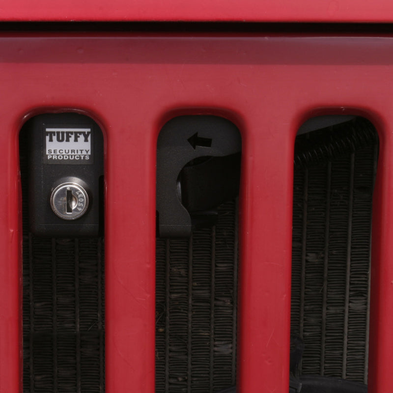 Tuffy Products Tuffy 1987-1995 Yj Wrangler Yj Hood Lock 01 Black For