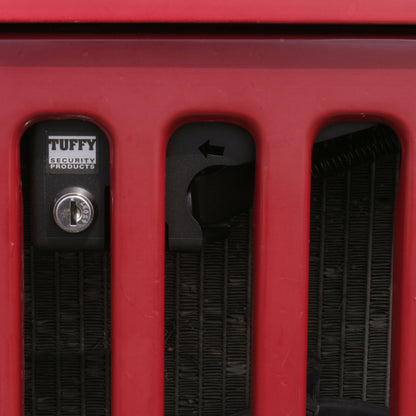 Tuffy Products Tuffy 1987-1995 Yj Wrangler Yj Hood Lock 01 Black For