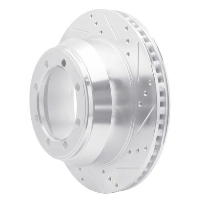 R1 Concepts R1 99-07 Ford E-350 Super Duty Rear Right Drilled & Slotted Silver Brake Rotor