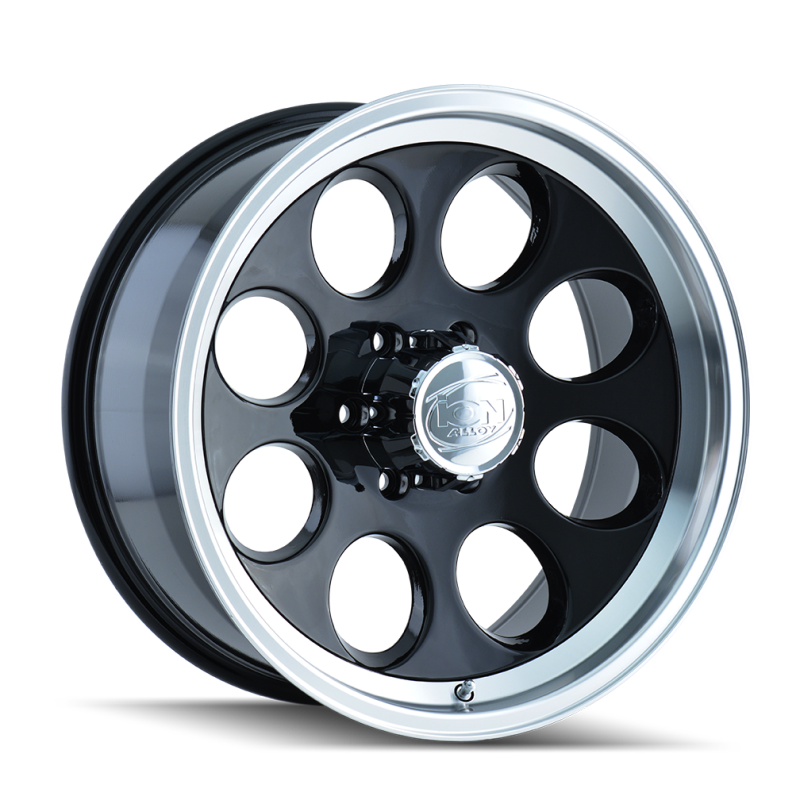 ION Wheels ION Type 171 18x9 / 8x165.1 BP / 0mm Offset / 130.8mm Hub Black/Machined Wheel