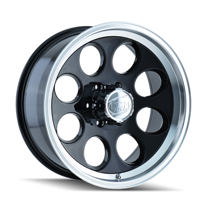 ION Wheels ION Type 171 15x10 / 5x114.3 BP / -38mm Offset / 83.82mm Hub Black/Machined Wheel