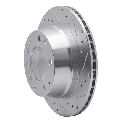 R1 Concepts R1 69-83 Porsche 911 Rear Right Drilled & Slotted Silver Brake Rotor