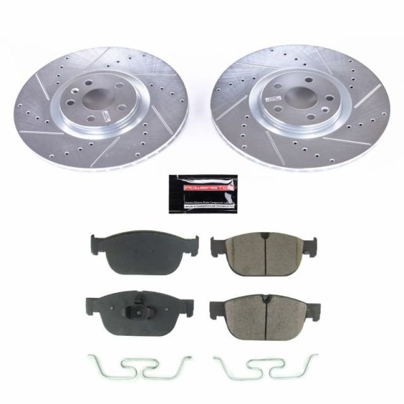 PowerStop Power Stop 17-18 Volvo S90 Front Z23 Evolution Sport Brake Kit